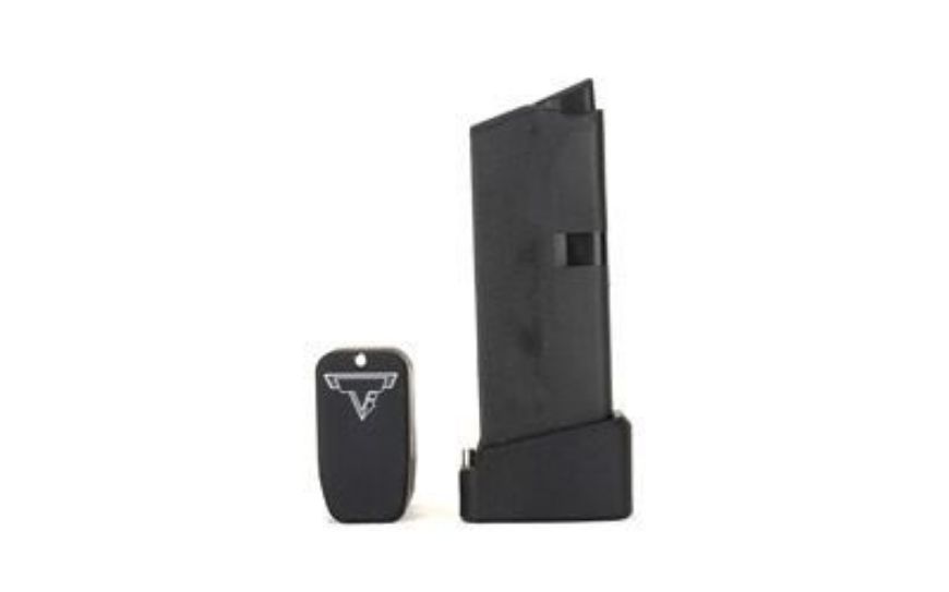 Taran Tactical +1 Base Pad Kit for Glock® 43 (Black)