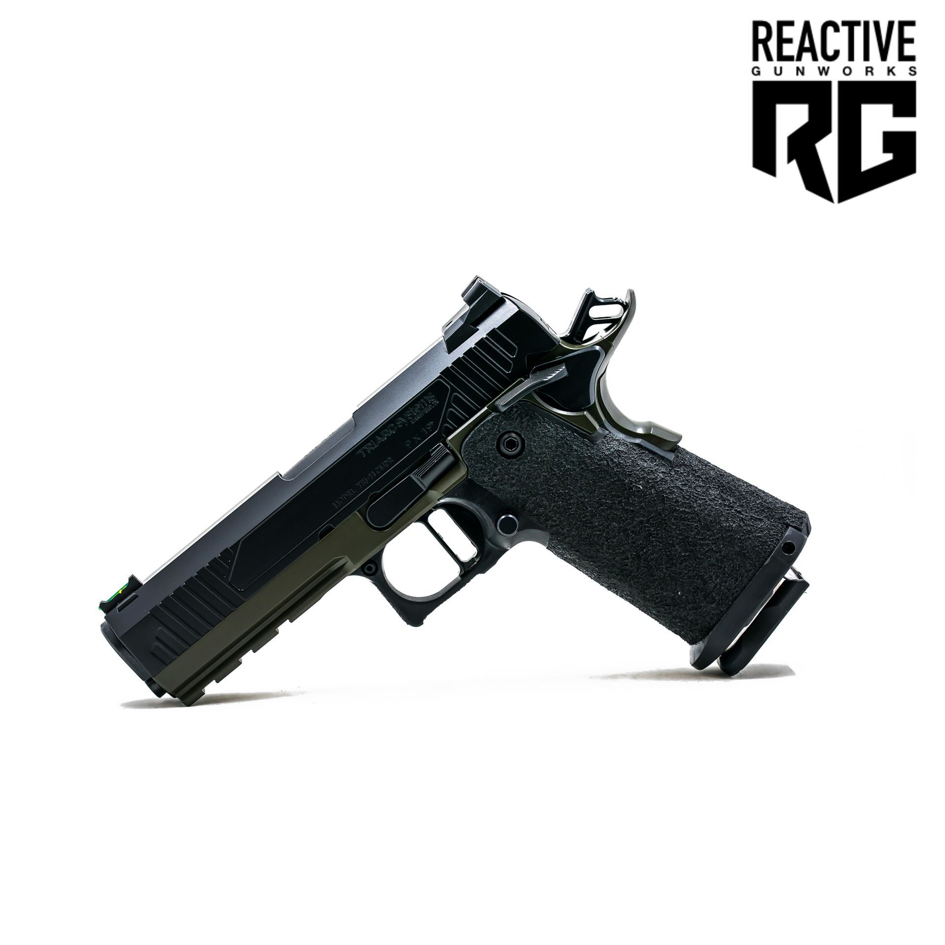 TRI-11 Commander Double Stack OD Green/Black | Reactive Gunworks