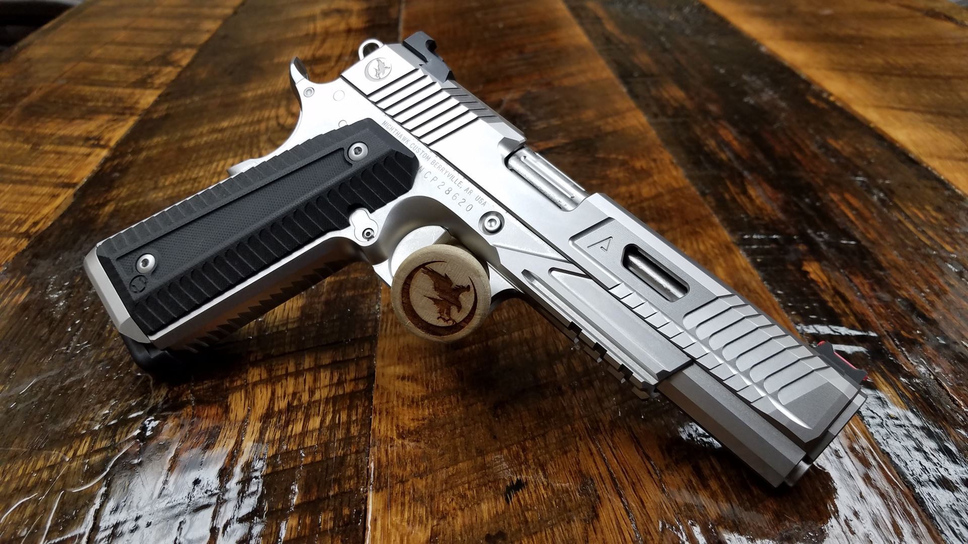 Nighthawk Custom Agent 2 1911 .45 ACP STAINLESS UPGRADE Reactive Gunworks