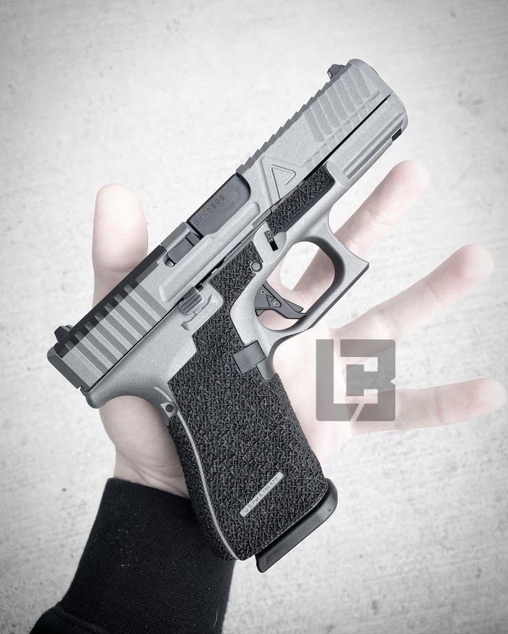 Agency Arms Glock 19 Gen5 GAVEL with AOS Lead Baron Customs framework