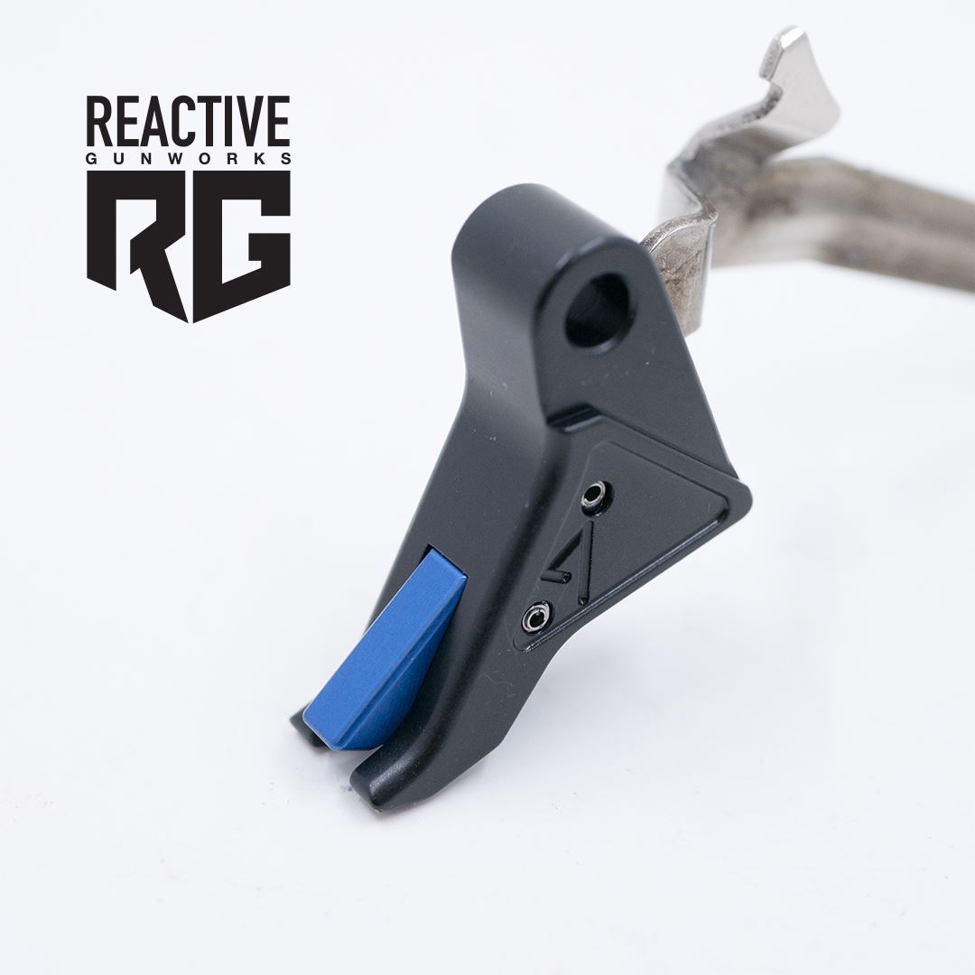 Agency Arms DropIn Trigger GEN 5 BLUE SAFETY Reactive Gunworks