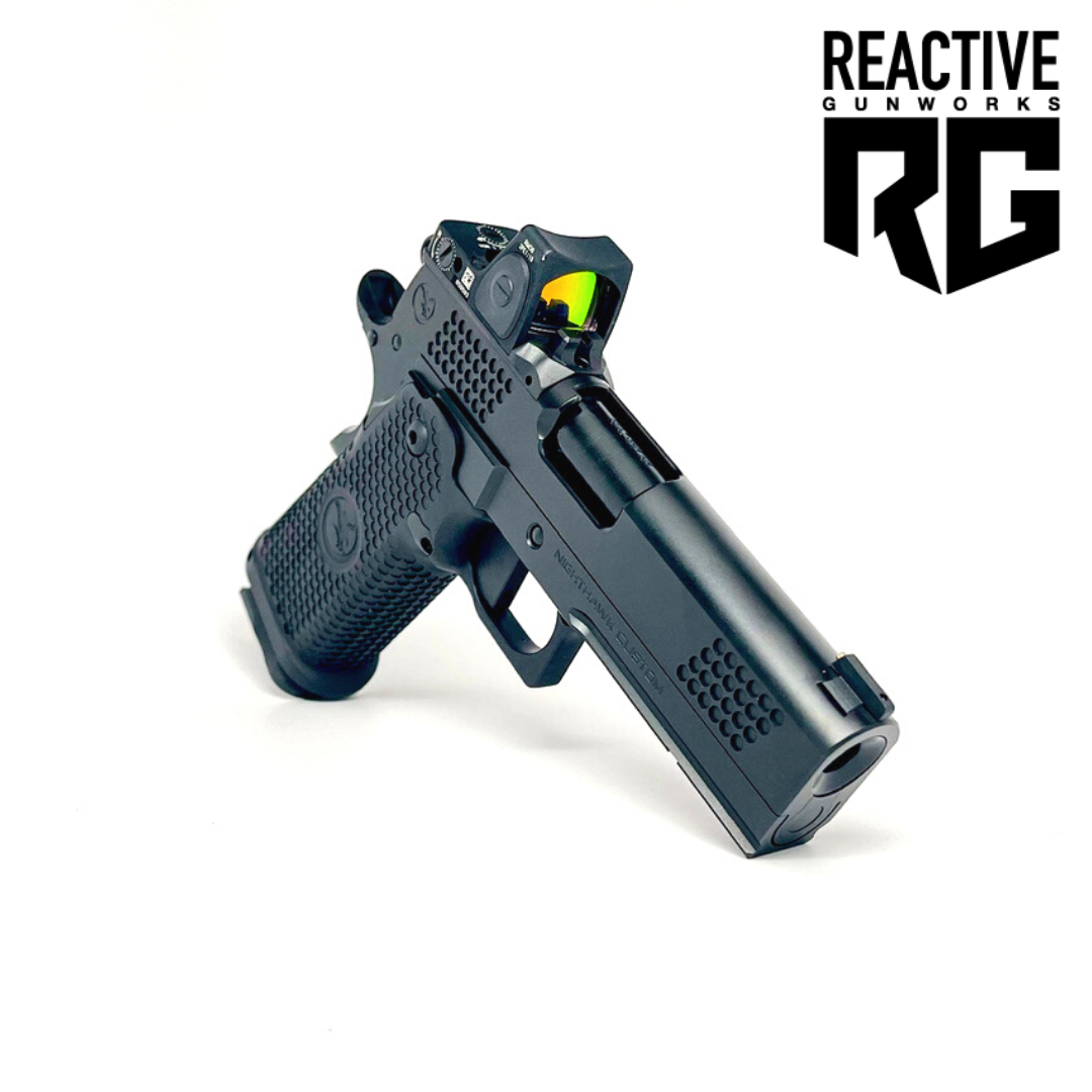 Nighthawk Custom TRS Commander 4.25" 1911 Blackout (9mm) RMR Reactive