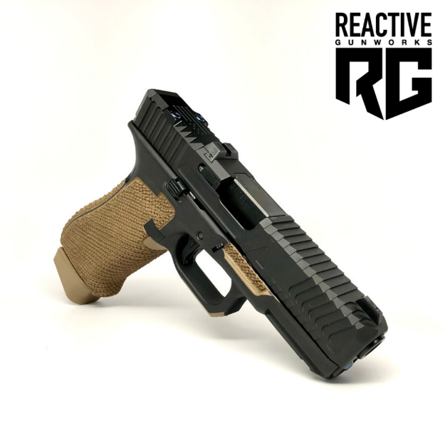 Picture of Agency Arms Glock 19x Gavel Black DTF LBC Stippling