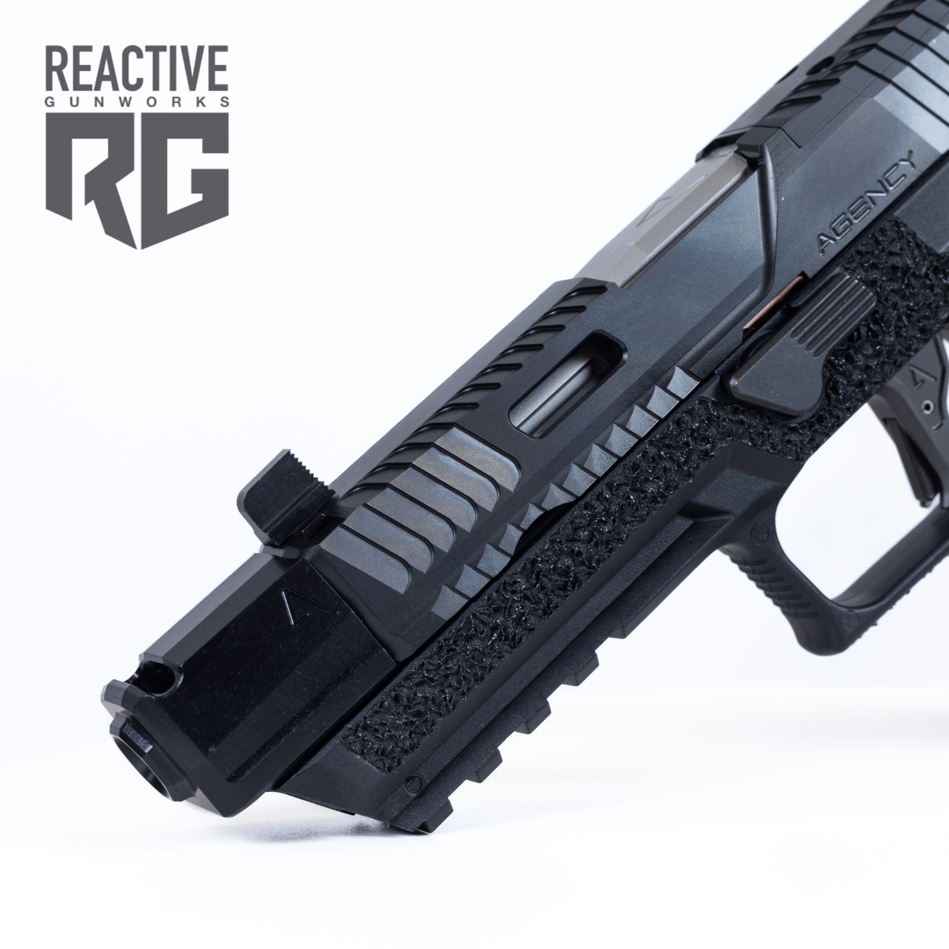 Agency Arms SIG P320 Peacekeeper DLC Comp Mid SS Reactive Gunworks