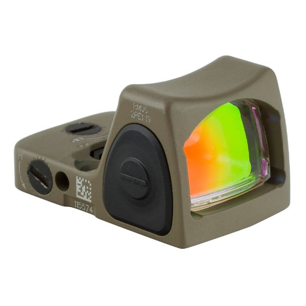 Picture of Trijicon RMR Sight Adjustable (LED) - 3.25 MOA Red Dot  RM06 TYPE 2 FDE