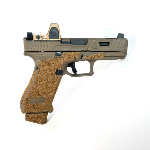 Agency Arms Glock 19X Cipher C-Ported Brown BDL Halftone Full Build