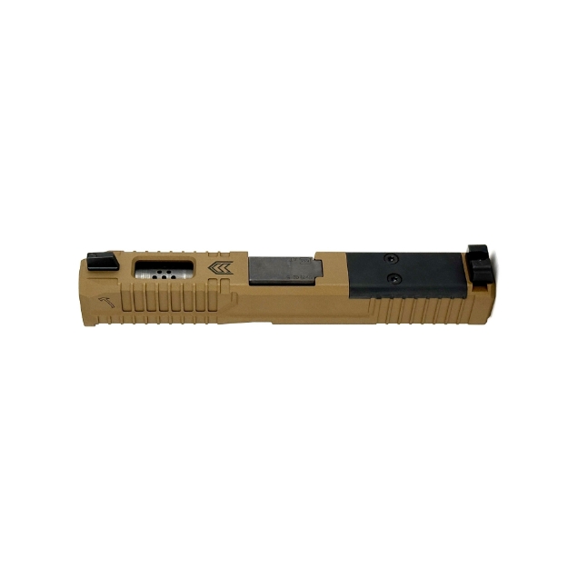 LWS x VEIL G19 Gen 5 Tomahawk Ported Slide Dark Tano MOS with Barrel