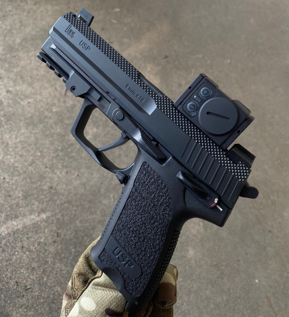 LWS Enhanced HK USP 9MM Ported Chainsaw RAL 8K XOST 4.25" V1 DA/SA