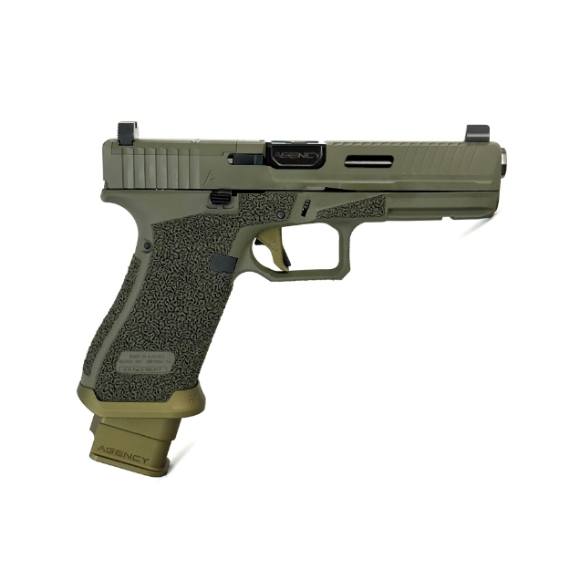 Picture of Agency Arms Glock 17 Gen 5 Peacekeeper OD Green Coral Premier DLC 