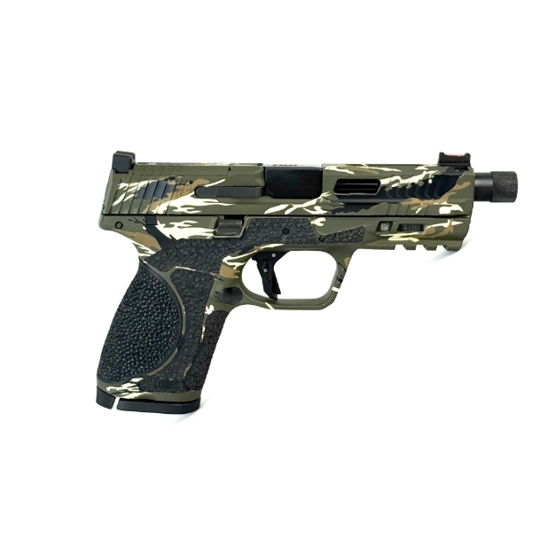 Picture of Agency Arms M&P9 2.0 4" Urban Green Tiger Stripe EDC OEM Threaded