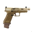Picture of Agency Arms Glock 19X Bonesaw FDE PVD Threaded Coral 