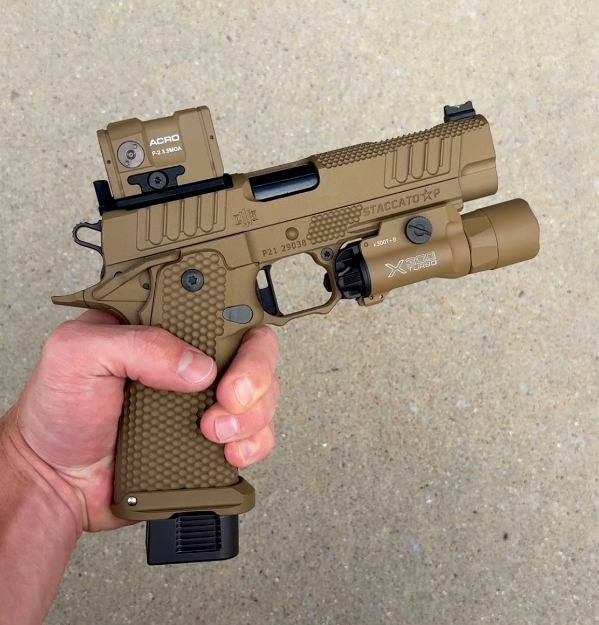 Picture of Landers Weapon Systems Ported Staccato P Impaler XOST (9mm) SRO X300 *PRE-SALE*
